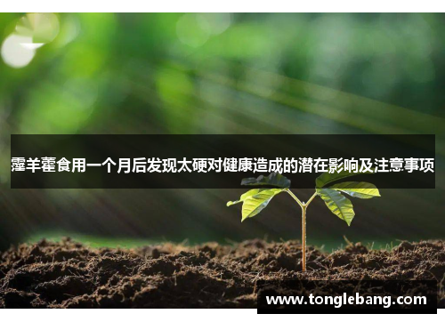 霪羊藿食用一个月后发现太硬对健康造成的潜在影响及注意事项